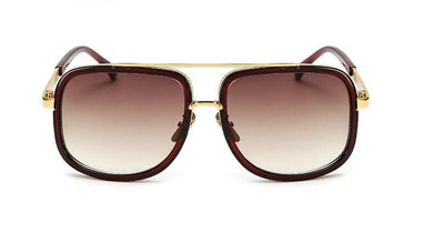 Gafas de Sol Cuadradas Flat Top Lujo - Diseño Unisex Estilo Celebrity - Image 9