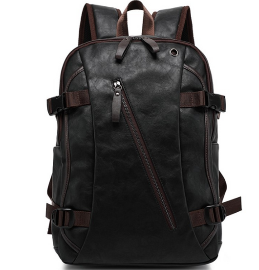 Mochila de Cuero para Hombre - Estilo Moderno Bolsa Escolar - Image 5