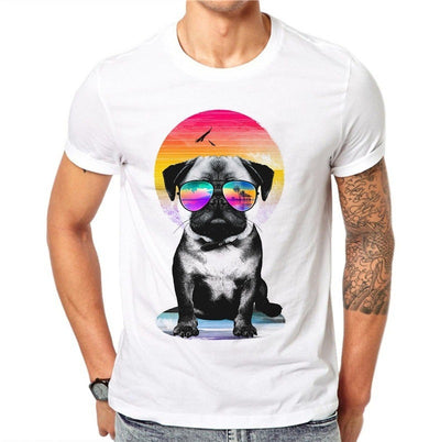 Playera Hombre Estampado Pug - Image 3