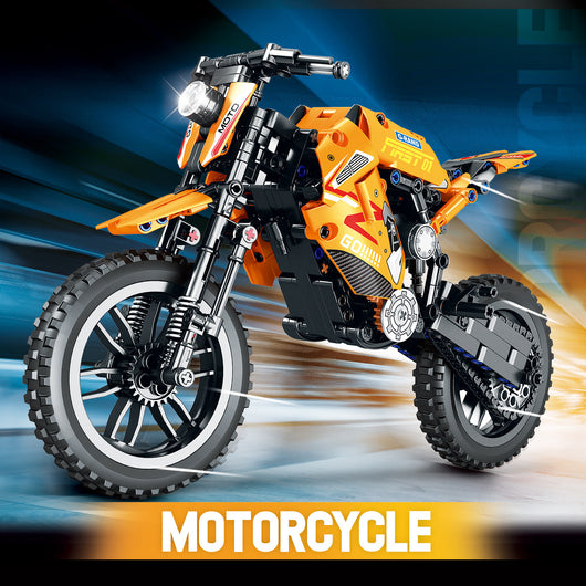Bloques de Construcción Moto - Puzzle Educativo para Niños - Image 23