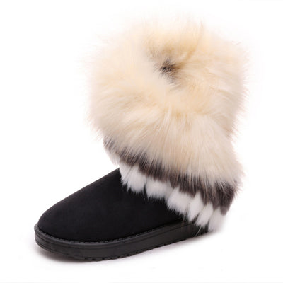Botas de Invierno Impermeables con Pelaje de Zorro - Calidez Extrema y Tracción Segura - Image 6