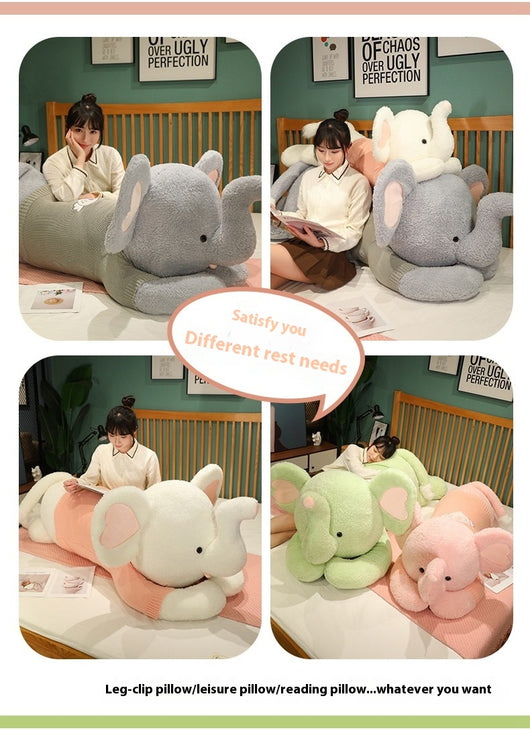 Almohada Decorativa Elefante Gigante de Peluche Suave - Image 25