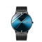 Reloj de Negocios Elegante con Malla Acero Inoxidable y Detalles de Diamante