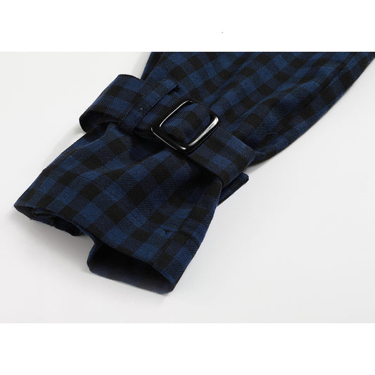 Camisa de Cuadros y Patchwork a Rayas - Image 2