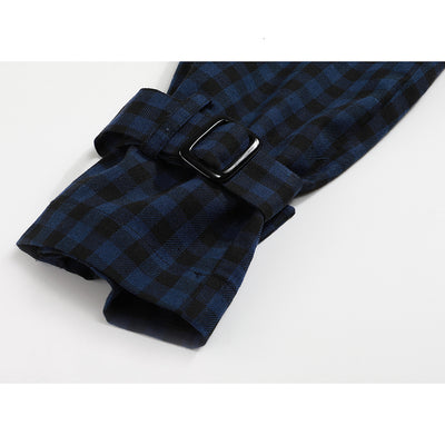 Camisa de Cuadros y Patchwork a Rayas - Image 2