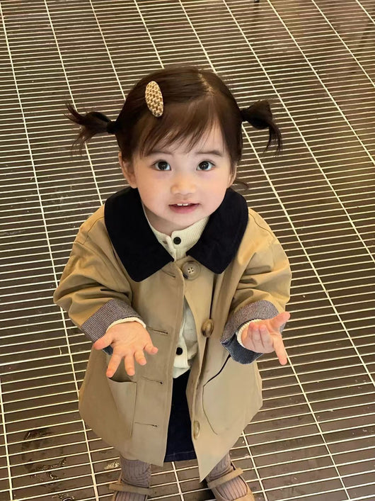 Gabardina Infantil para Niñas - Abrigo Primavera y Otoño - Image 9