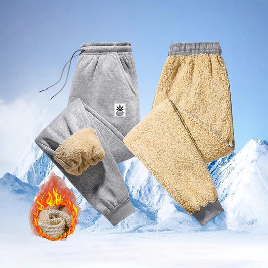 Pantalones Jogger de Invierno para Hombre con Forro Polar y Cintura Ajustable - Image 4
