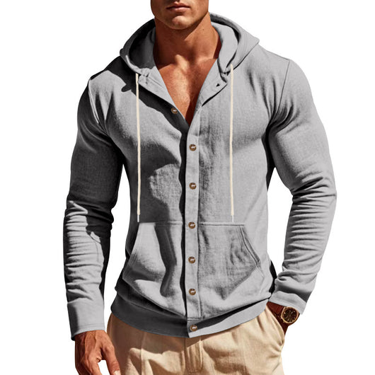 Camisa Suelta Americana Primavera Otoño para Hombre - Image 9