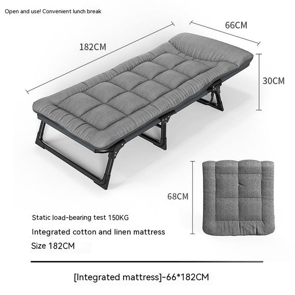 Silla Reclinable Portátil para Camping - Cama Plegable Ultraligera