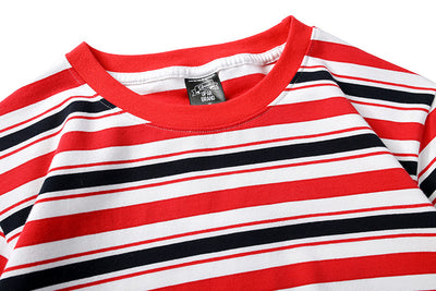 Playera de Rayas Contrastantes Manga Corta - Image 20