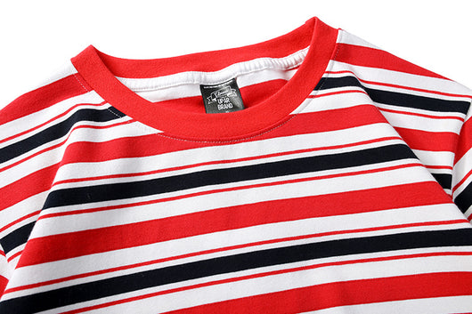 Playera de Rayas Contrastantes Manga Corta - Image 20