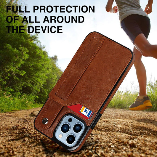 Funda para Celular con Correa de Muñeca y Protección para Tarjetas - Image 22