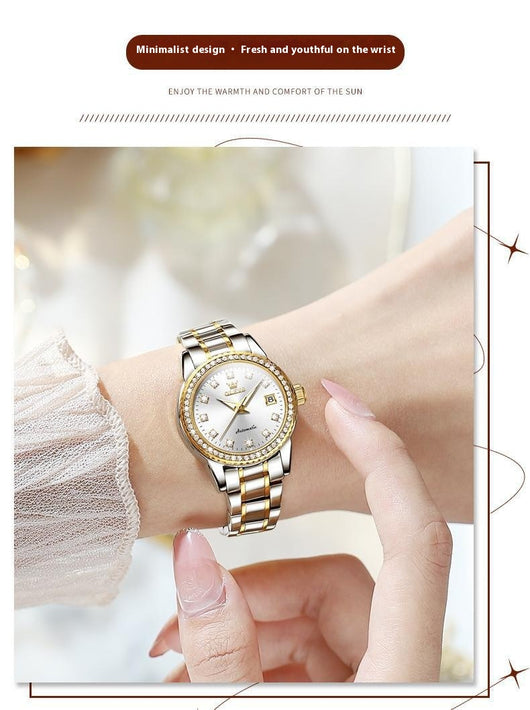 Reloj Mecánico Impermeable Versátil para Mujer - Image 13
