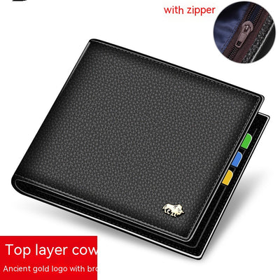 Cartera Corta para Hombre en Cuero Genuino con Múltiples Compartimientos - Image 6
