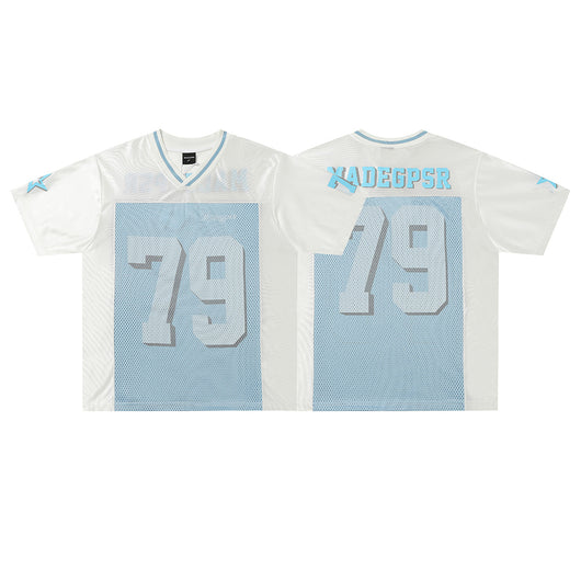 Playera Oversize Unisex de Malla Calada - Comodidad Fresca para Verano - Image 3