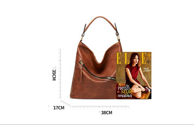 Bolso Bandolera de Cuero Estilo Europeo Asimétrico - Image 8