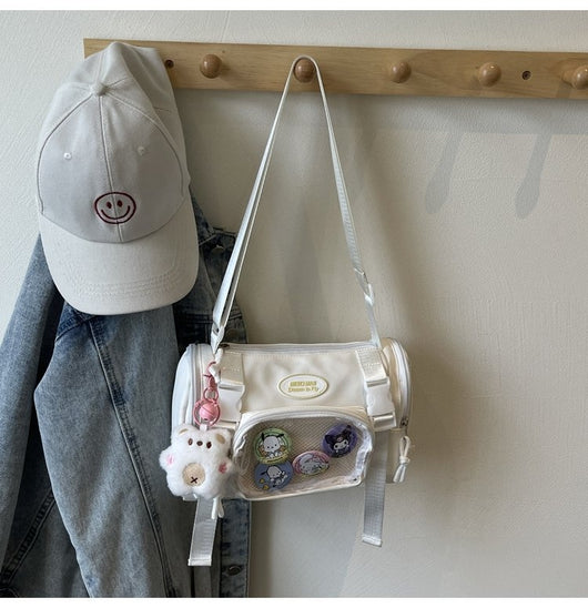 Bolsa Crossbody Transparente Estilo Preppy - Image 31