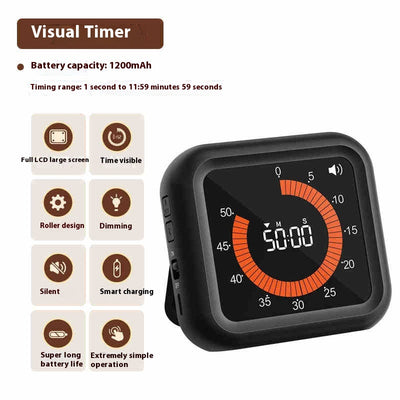 Reloj Despertador Silencioso con Control Visual de Tiempo - Image 5