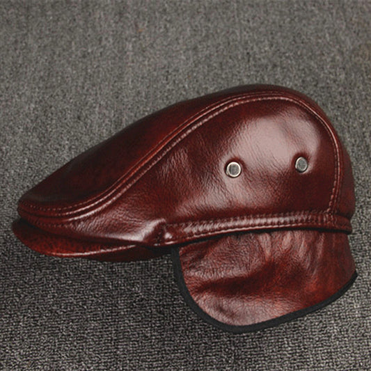 Boina de Cuero Genuino con Protección Solar - Estilo y Comodidad - Image 2