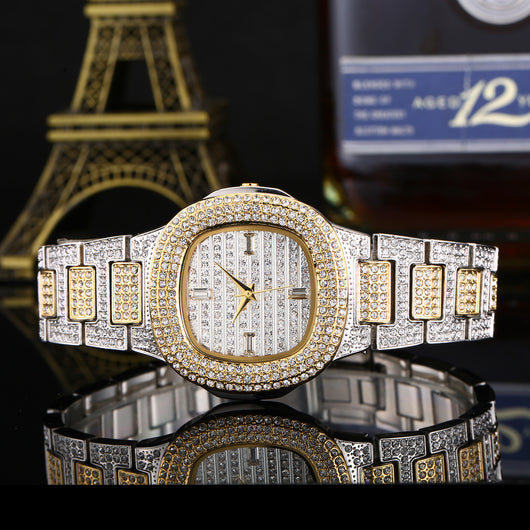 Reloj de Diamantes de Moda