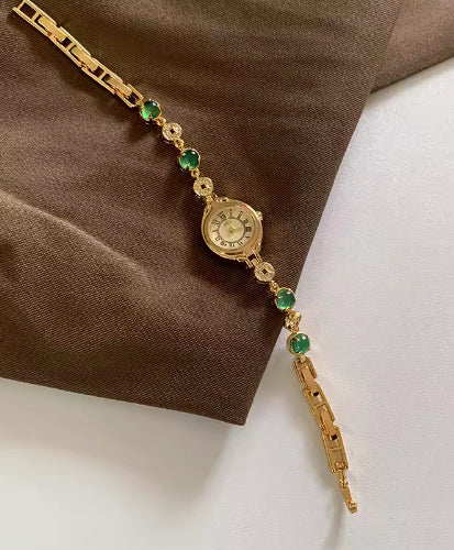 Reloj de Cuarzo Esmeralda con Diseño Exclusivo - Image 9