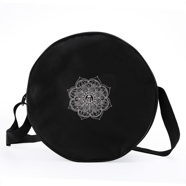 Mochila Bolsa para Rueda de Yoga 36-14cm Mandala Negra - Gran Capacidad con Doble Cierre - Image 5