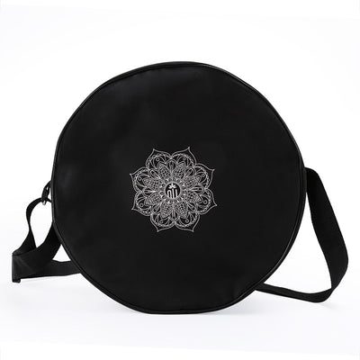Mochila Bolsa para Rueda de Yoga 36-14cm Mandala Negra - Gran Capacidad con Doble Cierre - Image 5