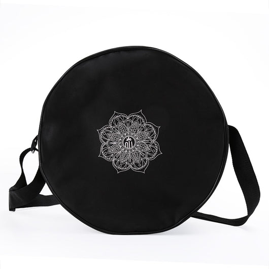 Mochila Bolsa para Rueda de Yoga 36-14cm Mandala Negra - Gran Capacidad con Doble Cierre - Image 5
