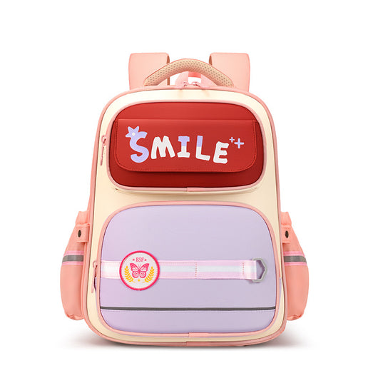 Mochila Escolar Infantil con Letras de Caricaturas Estilo Británico - Image 4