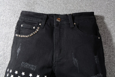 Pantalones Rotos con Parches Estilo Urbano - Image 4