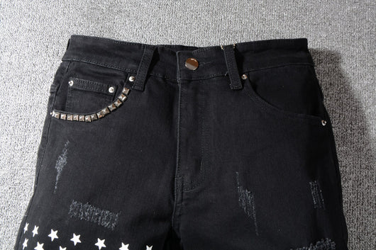 Pantalones Rotos con Parches Estilo Urbano - Image 4