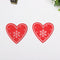 Rojo 1 Heart Q 10 Piezas