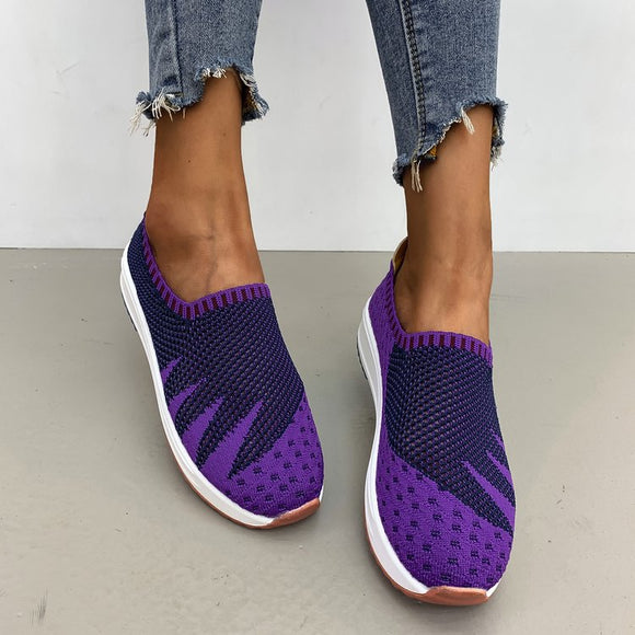 Zapatillas Deportivas Flyknit Transpirables con Cuña