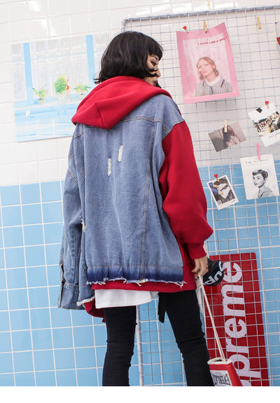 Chaqueta Denim con Contraste - Image 7