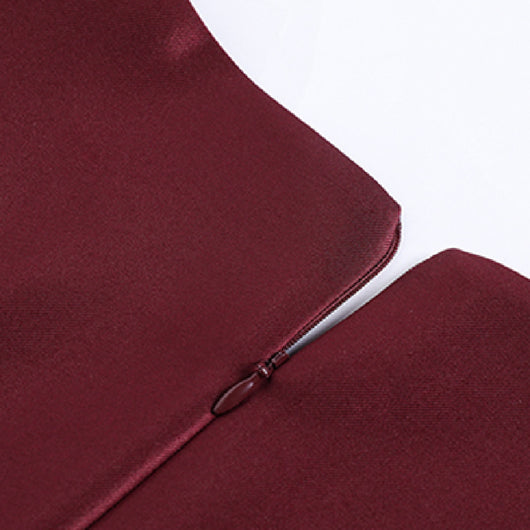 Vestido Slim Fit Elegante con Bordado Delicado - Image 3