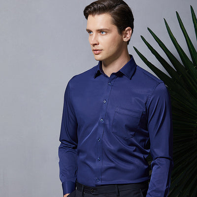 Camisa de Trabajo Elástica Mercerizada para Hombre