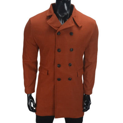 Abrigo de Lana Elegante para Hombre en Tallas Grandes - Image 9