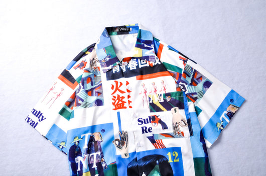 Camisa Hawaiana Floral para Parejas - Estilo Playa Relajado Unisex - Image 3