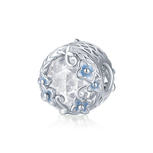 Cuentas de Plata 925 con Flores de Cristal Azul - Image 13