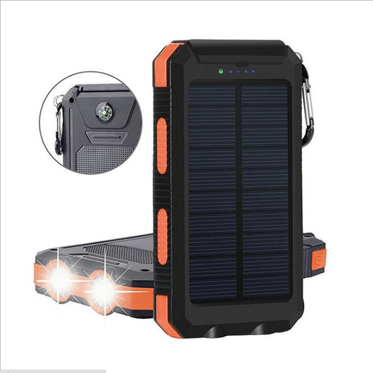Banco de Energía Solar 20000mAh con Brújula y Luces LED para Aventuras - Image 5