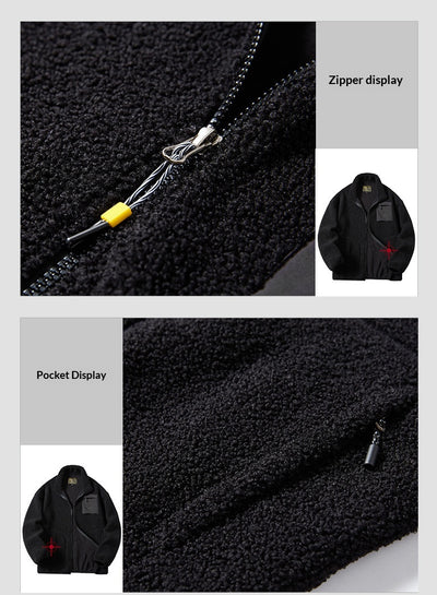 Cardigan Polar Fleece para Hombre - Abrigo Térmico Outdoor - Image 23