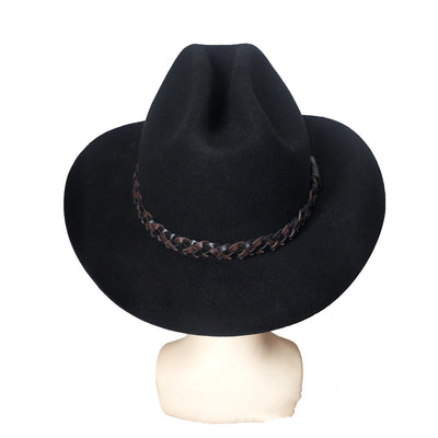 Sombrero Vaquero Occidental de Fieltro Lana - Gorro Jazz Elegante - Image 2
