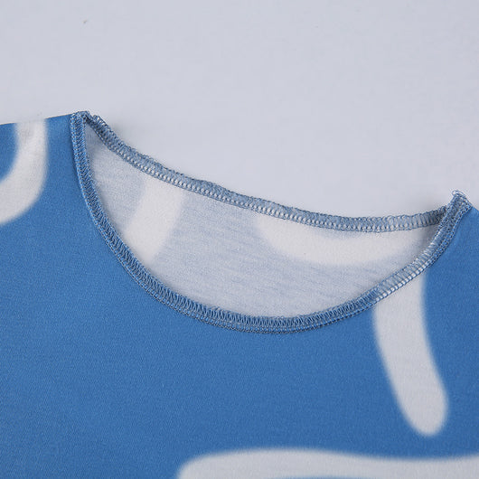 Chaleco Corto Mujer Algodón con Estampado Corrugado Cuello Redondo - Image 27