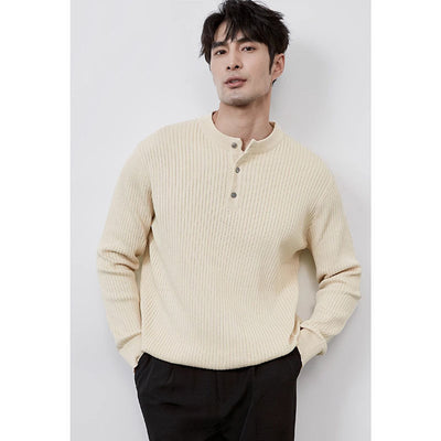Suéter Ejecutivo Preppy de Manga Larga para Hombre - Image 9
