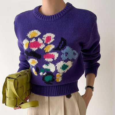 Suéter Ajustado Cuello Alto Jardín Versalles para Mujer - Image 6