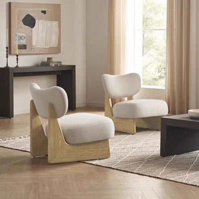 Sillón de Diseño Wabi-Sabi en Tela Única - Image 12
