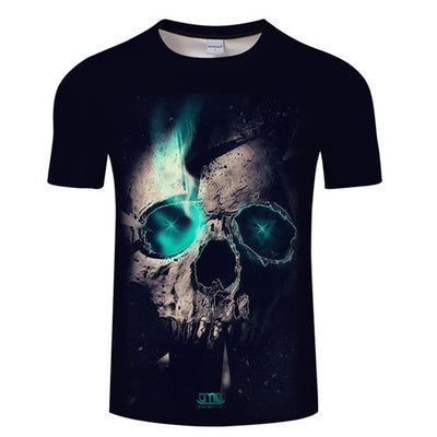 Playera de Cuello Redondo Manga Corta con Impresión Digital 3D - Image 5