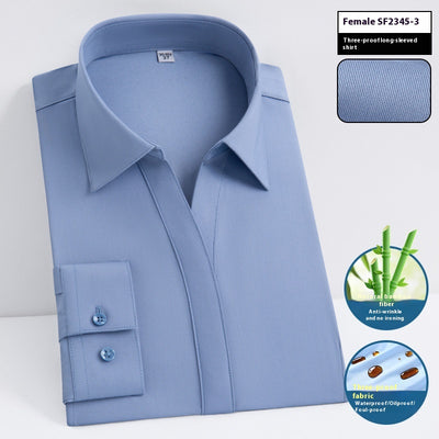 Camiseta Manga Corta Impermeable, Resistente al Aceite y Manchas - Image 5