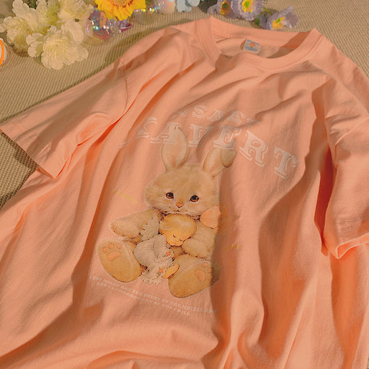 Camiseta Casual Estampado Conejito - Diseño Moderno y Cómodo - Image 5