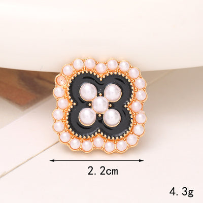 Adornos de Cristal Brillante para Zapatos - Accesorios DIY Estilo Clásico con Flor de Perla - Image 14